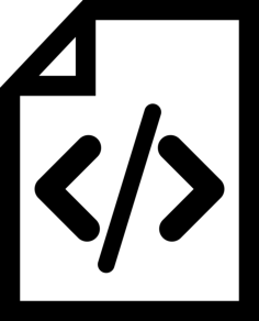 Code File Tracing Svg Vector, Free Vectors File